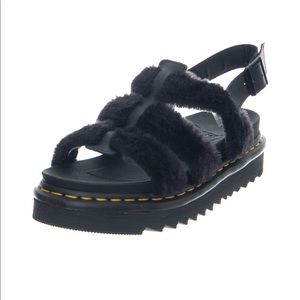 SOLD - Dr. Martens Fluffy Sandals